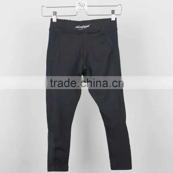 (Trade Assurance) Woman Sports Pants Made of Stretch Nylon Spandex Fabric, Yoga Leggings for Fitness photo-3
