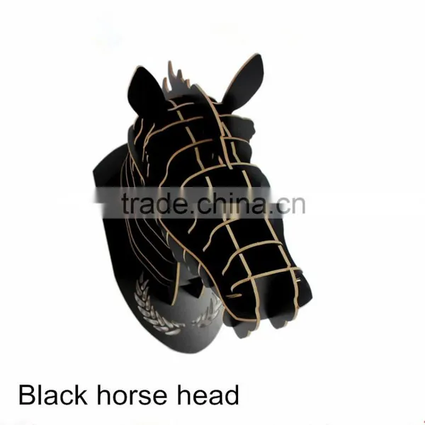 European Style Wooden Animal Head Antelope Wall Hangings For Ornamentation photo-5