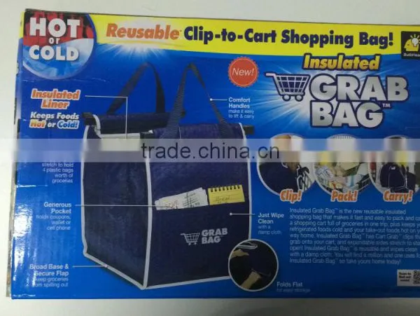 Reusable Grab Bag / Grab Shopping Bag As Seen on TV photo-3