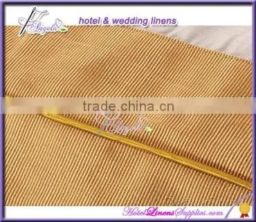 Hotel Bed Skirt With Pleats, Fitted Bed Skirt, Striped Bed Skirts, Light Coffee photo-2