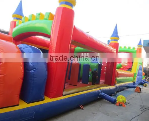 Colorful Giant Inflatable Obstacle/inflatable Obstacle Course for Fun/inflatable Combo for Kids Play photo-2