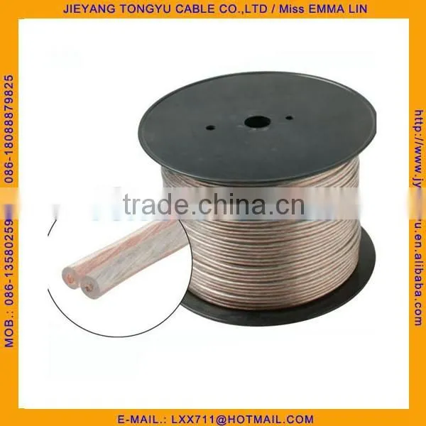 Transparent Speaker Wire 18AWG Speaker Cable photo-3