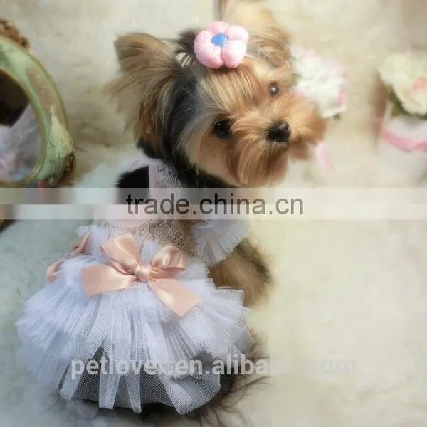 Puppy Party Pet Skirt Dog Clothes Princess Dress Apparel photo-2