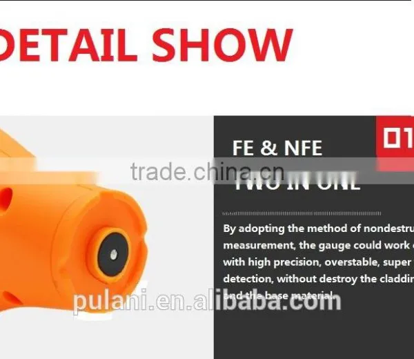 Dual Use of FE and NFE Coating Thickness Gauge With Max 20 Store Data photo-3