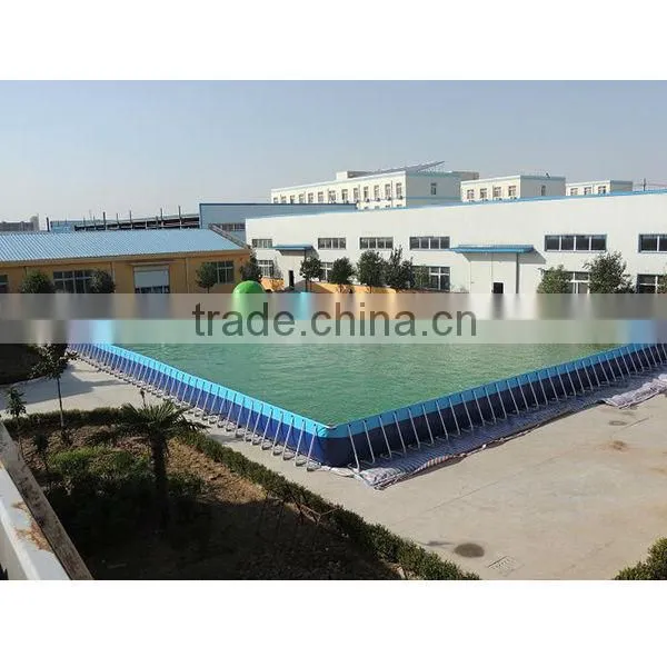 1.32M Height 0.9mm Netted PVC Tarpaulin Inflatable Swimming Pool photo-4