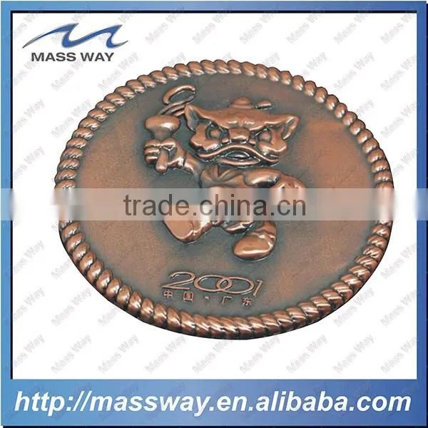 Promotional Die Casting Zinc Alloy Custom 3D Metal Antique Coin photo-2
