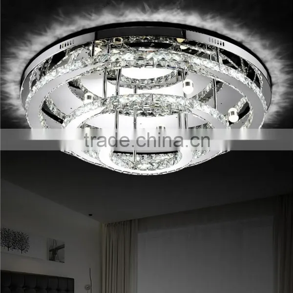 Top Quality Round LED Ceiling Lamp 90W 230V Cheap Crystal LED Chandelier photo-3