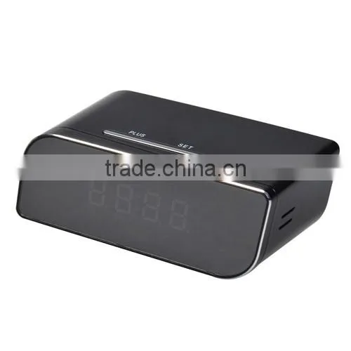Night Vision 720P HD WIFI CLOCK Wifi Clock Mobile Phone Alarm Clock P2P Wifi Pinhole Hidden Alarm Clock Camera photo-4
