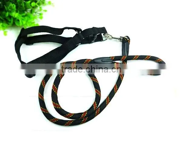 Wholesale Double Colors Styles Round Rope Fiber High Quality Strong Dog Pet Leashes photo-5