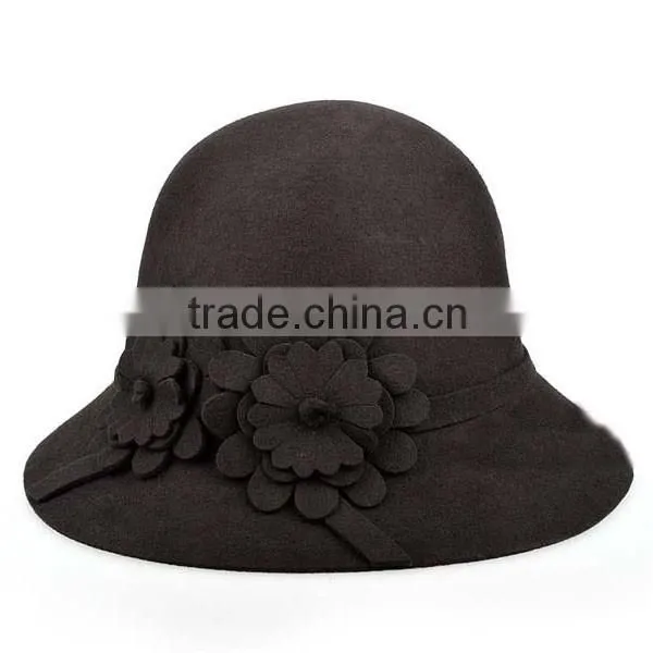 European Style Wool Felt Sauna Hat For Ladies photo-4