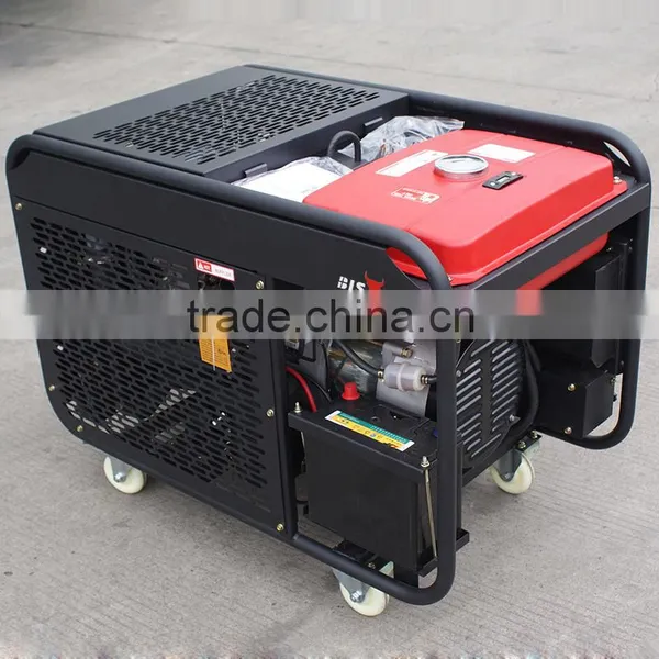 BISON(CHINA) 10kw Output Power Twin Cylinder Air Cooled Open Structure Portable Generator photo-3