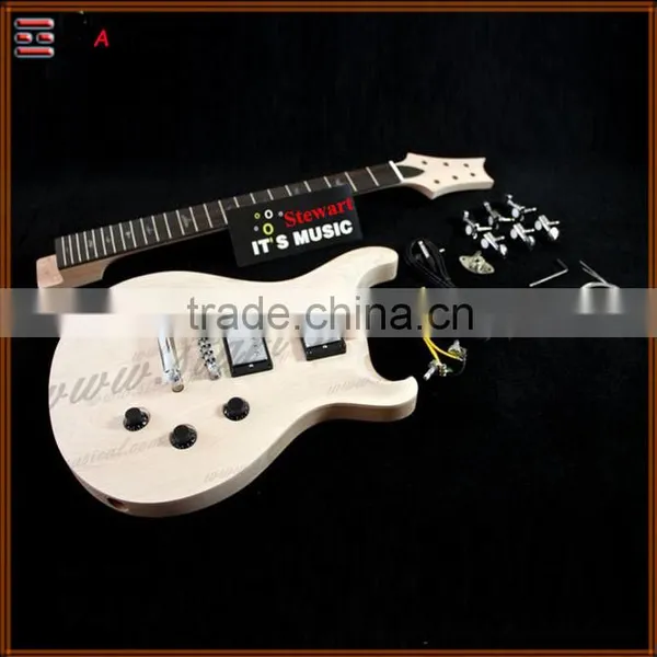 Professional Manufacture Cheap Unfinished Hollow Body Guitar Kit photo-2