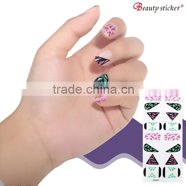 China Supplier Wholesale Polish Nail Wraps Self-adhesive Nail Wraps photo-6