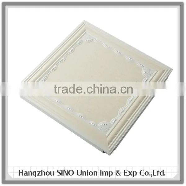Simple Aluminum Board Pop Ceiling Designs for Lobby With Lamp photo-2