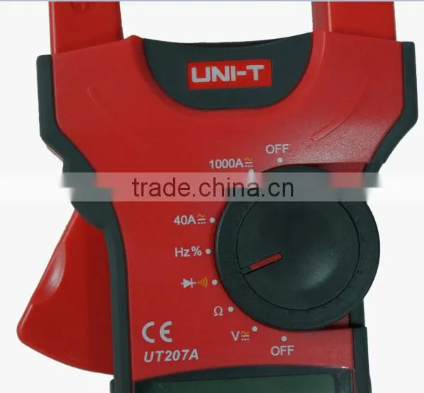 UT207A Factory Wholesale 3 3/4 1000A AC/DC Digital Clamp Meter photo-3