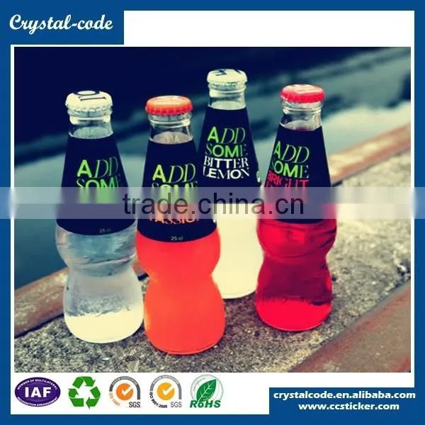 Customized Cheap Blank Champagne Plastic Juice Bottle Label photo-5
