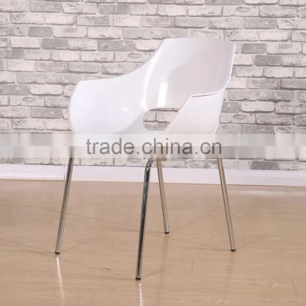 Famous Wood White Plastic Room Wholesale Armchair Replica PW007 photo-3