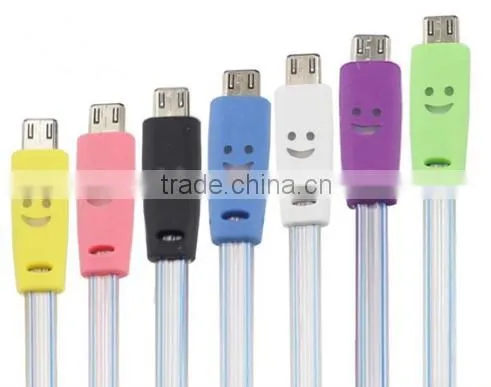 1m 3ft Hi Speed Cheap Flat Noodle Led Light Usb Cable For Charging photo-3