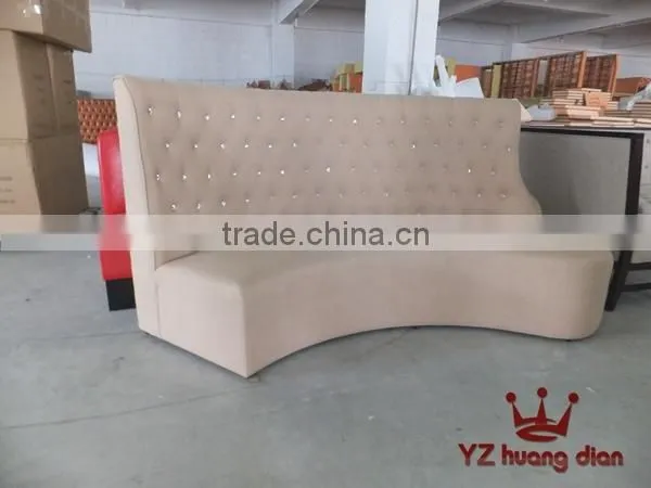 Wooden u Shape Booth for Restaurant YK213 photo-4