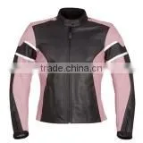 Black And Pink Color Womens Jacket