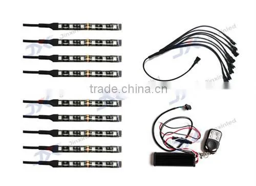 RGB LED Kits for Motorcycles, LED Lights for Motorcycles Waterproof IP65 IP68