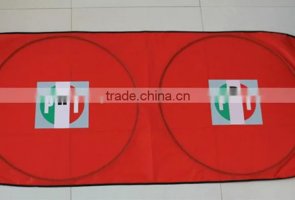 Customized Printing Logo on Car Front Sunshade/nylon/tyvek Front Sunshade photo-5