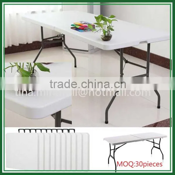 Retail Plastic HDPE 8FT Outdoor Folding Table for Garden photo-4