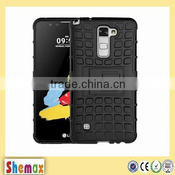 Mobile Phone Celular TPU+PC Hybrid Case for lg Stylus 2