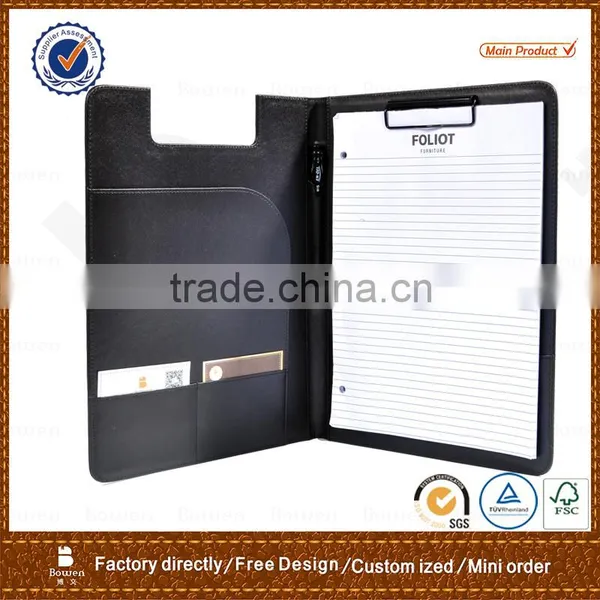 Top Grade PU A4 Leather Clipboard Folder for Hotel and Resteruant photo-2