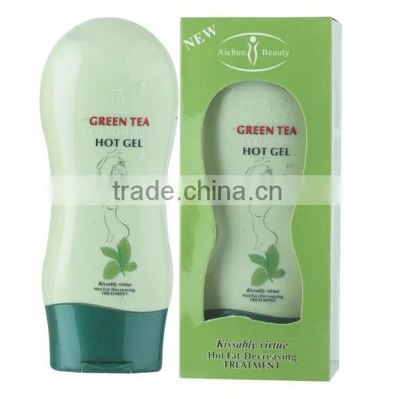 Aichun Beauty 250g Green Tea Anti Cellulite Fat Burning Lift Hip Thin Leg Waist Massage Cream Weight Loss Body Slimming Cream