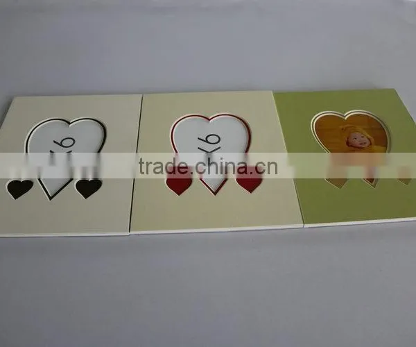 Promotional Gift Outer Size 6*8" Inner Cut 4x6" Picture Paper Frame Card photo-3