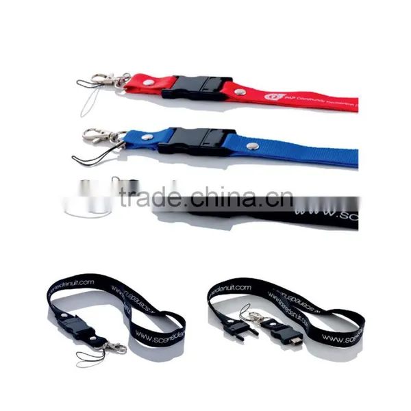 Factory Direct Sale Usb Lanyard Custom Printed Logo Polyester Lanyard Usb Flash Drive for Promotion Gift photo-5