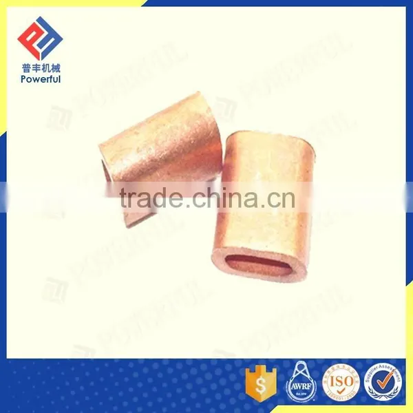 SELF COLOR GERMANTIC TYPE COPPER WIRE ROPE FERRULE photo-2