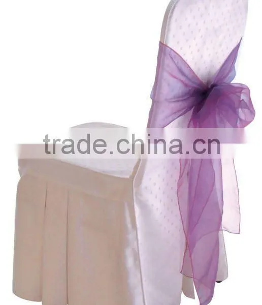 Cheap Wholesale Banquet Chair Cover Wedding Lace Chair Hood In White Color photo-3