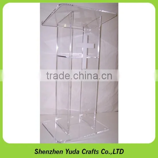 Church Plexiglass Prodium Acrylic Church Pulpit Plexiglass Church Desk photo-2