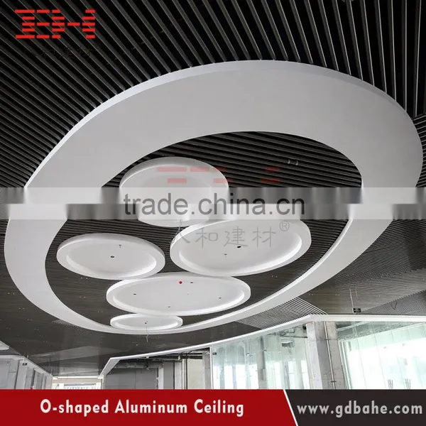 Aluminum Suspended Ceiling O Shape Aluminum Profile Ceiling photo-6