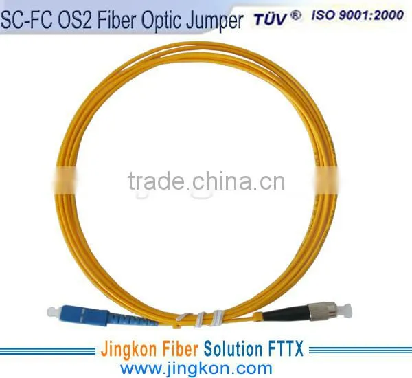 SC/UPC Singlemode or Multimode Corning Fiber Optic Patch Cable