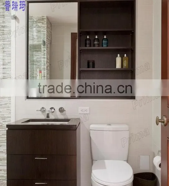 Modern Bathroom Cabinet With Glass Sink photo-5