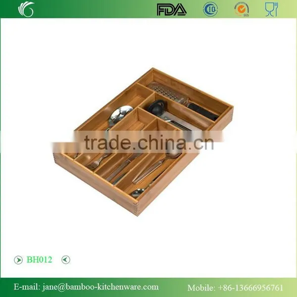 Bamboo Profundo Cutlery Organizador photo-2