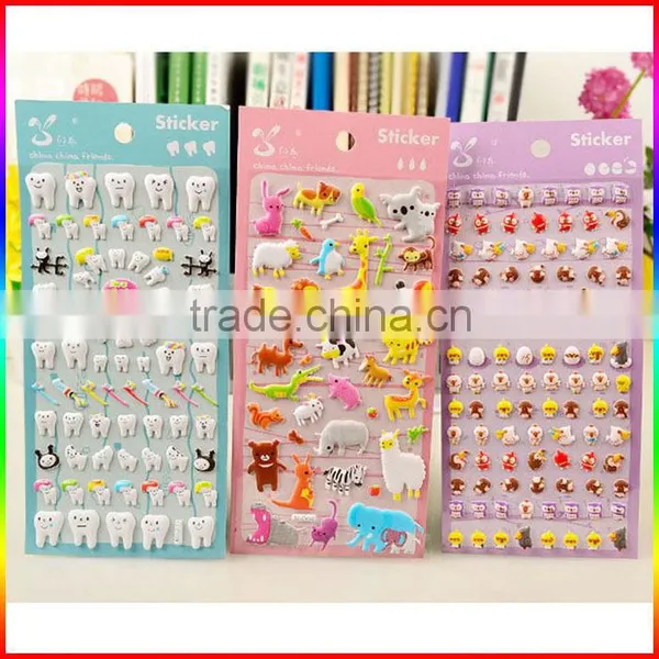 Mini Animal Pattern Foam Sticker/ Puffy Sticker for Kids photo-3