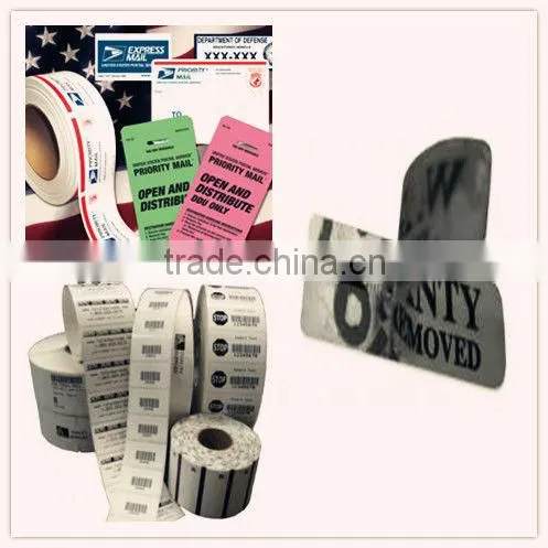 Custom Make Security Paper Stickers