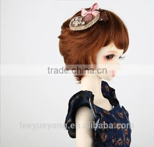New Style Synthetic Short Wavy 1/4 Bjd Doll Wigs photo-5