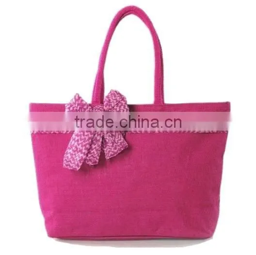 Canvas Rope Handle Beach Bag photo-6