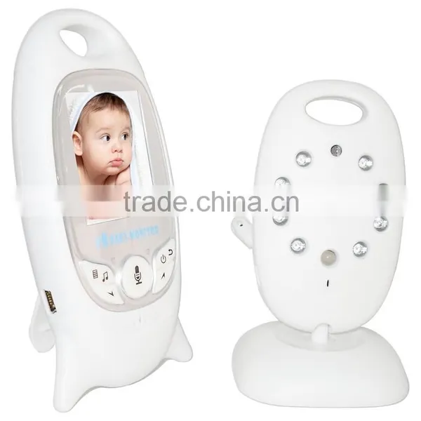 Wireless Digital 2 Ways Audio LED Music Baby Monitor Built-in Lithium Battery photo-2