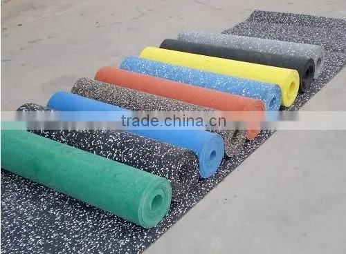Black Rubber Floor With Colorful Star photo-2