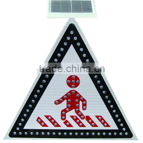 Solar Traffic Signal Sign for Road Safety photo-5