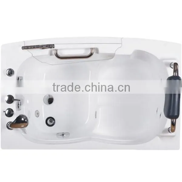Acrylic Walk in Tub Shower Combo With Whirlpool photo-3