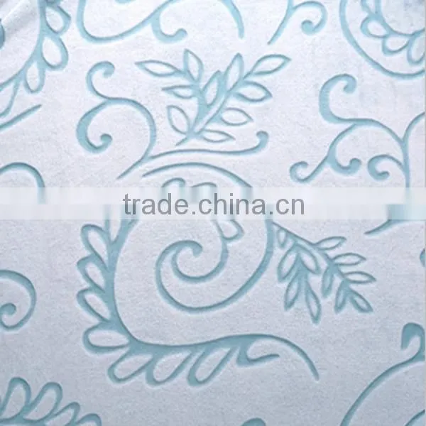 Flower Embossed Flannel Fleece Fabric,3d Bedding Sets Fabric photo-6