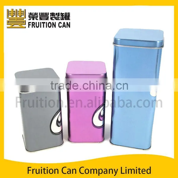 Square Tin Box for Perfume Cologne