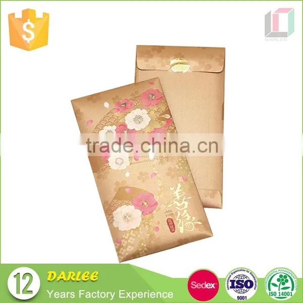 2016 Chinese High Quality Offset Printing Custom Recyclable Fabric New Year Red Packet photo-6